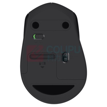 罗技 Logitech 无线静音鼠标 M330 带2.4G接收器-USB (黑色)