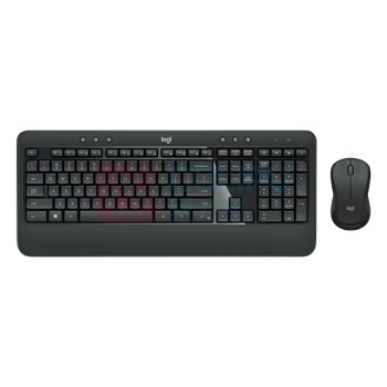 罗技 Logitech 无线键鼠套装 MK540 带2.4G接收器-USB (黑色)