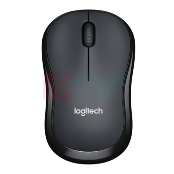 罗技 Logitech 无线静音鼠标 M220 带2.4G接收器-USB (灰黑色)