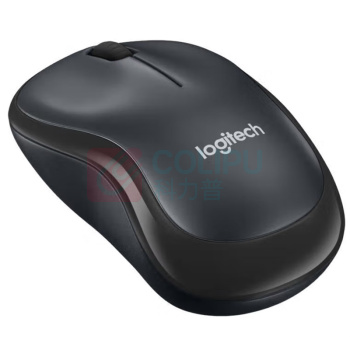 罗技 Logitech 无线静音鼠标 M220 带2.4G接收器-USB (灰黑色)