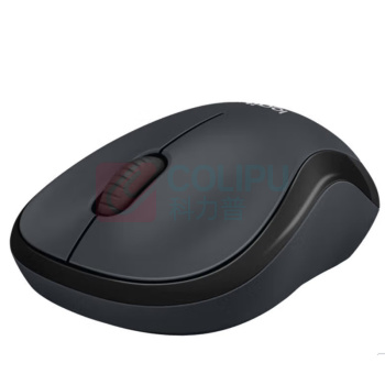 罗技 Logitech 无线静音鼠标 M220 带2.4G接收器-USB (灰黑色)