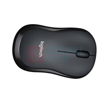 罗技 Logitech 无线静音鼠标 M220 带2.4G接收器-USB (灰黑色)