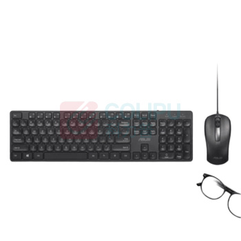 华硕 ASUS 有线键盘鼠标套装 CU100
