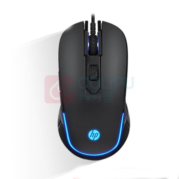 惠普 HP 有线鼠标 M200 (黑色)