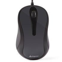 双飞燕 A4TECH 有线鼠标 N-350 USB (高亮铁灰) 有线 中手适用 <2000dpi