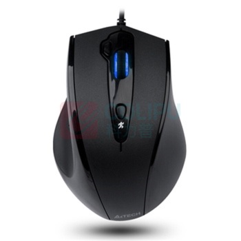 双飞燕 A4TECH 有线鼠标 N-810FX USB (黑色) 3200dpi中手适用