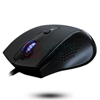 双飞燕 A4TECH 有线鼠标 N-810FX USB (黑色) 3200dpi中手适用