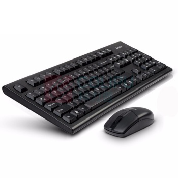 双飞燕 A4TECH 键鼠套装 3100N 无线 (黑色)