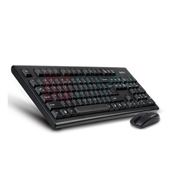 双飞燕 A4TECH 键鼠套装 3100N 无线 (黑色)