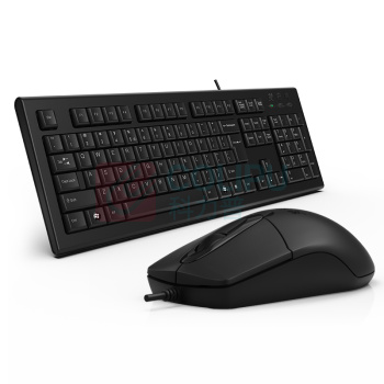 双飞燕 A4TECH 键鼠套装 KR-8572NU 有线 (黑色)