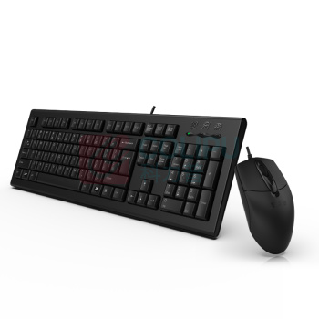 双飞燕 A4TECH 键鼠套装 KR-8572NU 有线 (黑色)