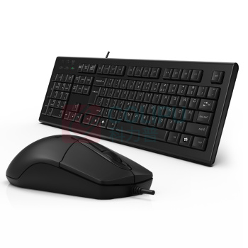 双飞燕 A4TECH 键鼠套装 KR-8572NU 有线 (黑色)