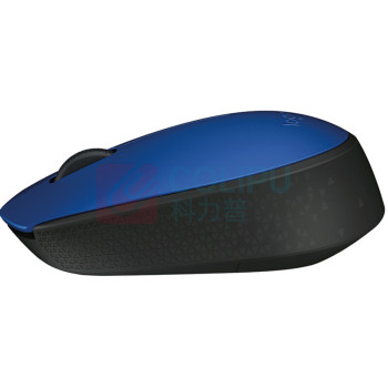 罗技 Logitech 无线鼠标 M170 带2.4G接收器-USB (蓝色)