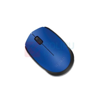 罗技 Logitech 无线鼠标 M170 带2.4G接收器-USB (蓝色)