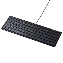 山业 SANWA SUPPLY 英语USB有线键盘 SKB-E2UN (黑色)