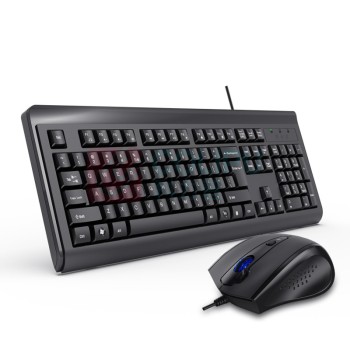 双飞燕 A4TECH 有线键鼠套装 KB-N9100 (黑色)