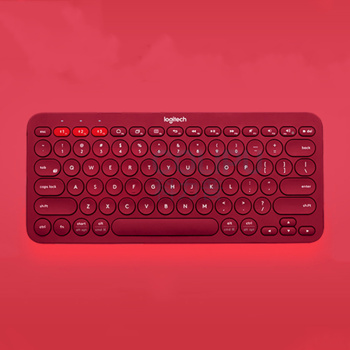 罗技 Logitech 蓝牙键盘 k380 (白色、黑色、红色、粉色)