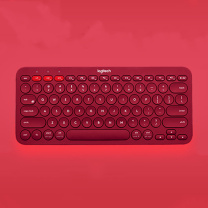 罗技 Logitech 蓝牙键盘 k380 (白色、黑色、红色、粉色)