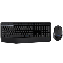罗技 Logitech 无线键鼠套装 MK345 (黑色)