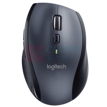 罗技 Logitech 激光无线鼠标 M705 带2.4G接收器-USB (灰色)