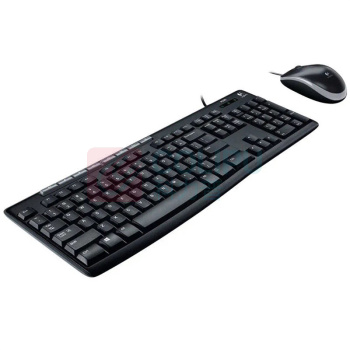 罗技 Logitech 有线键盘鼠标套装 MK200 