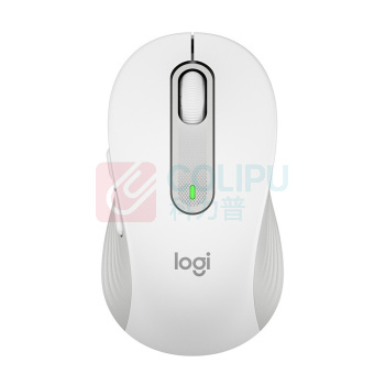 罗技 Logitech 无线蓝牙鼠标 M650L 大手型 (白色)