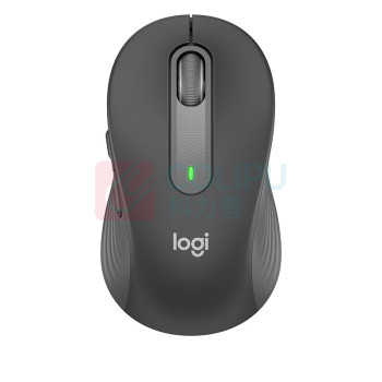 罗技 Logitech 无线蓝牙鼠标 M650 中小手型 (黑色)