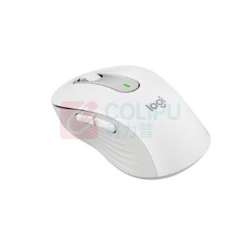 罗技 Logitech 无线蓝牙鼠标 M650 中小手型 (白色)