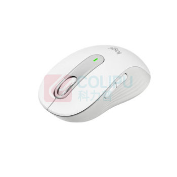 罗技 Logitech 无线蓝牙鼠标 M650 中小手型 (白色)