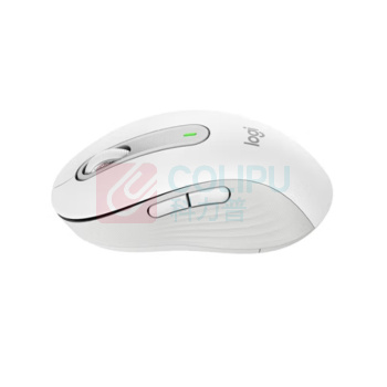 罗技 Logitech 无线蓝牙鼠标 M650 中小手型 (白色)