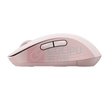 罗技 Logitech 无线蓝牙鼠标 M650 中小手型 (粉色)