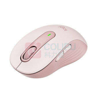 罗技 Logitech 无线蓝牙鼠标 M650 中小手型 (粉色)