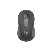 罗技 Logitech 无线蓝牙鼠标 商用版 M650 for business 中小手型 (黑色)