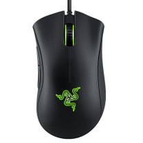 雷蛇 Razer 有线鼠标 标准版 6400DPI (黑色) 人体工程学 侧键 电竞游戏