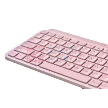 罗技 Logitech 蓝牙办公超薄迷你键盘 MX Keys Mini 智能背光 蓝牙 (玫瑰粉)