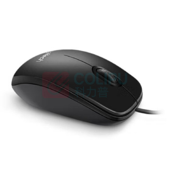 罗技 Logitech 有线鼠标 M90 黑色 