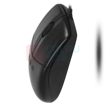 双飞燕 A4TECH 有线鼠标 OP-520NU USB (黑色) 中手适用型<2000dpi