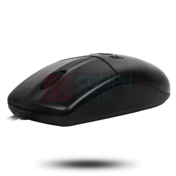 双飞燕 A4TECH 有线鼠标 OP-520NU USB (黑色) 中手适用型<2000dpi