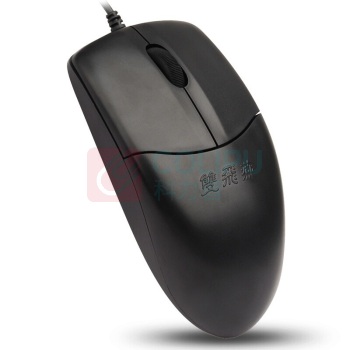 双飞燕 A4TECH 有线鼠标 OP-520NU USB (黑色) 中手适用型<2000dpi