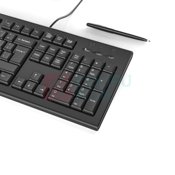 双飞燕 A4TECH 有线键盘 KR-85 PS/2 圆口 (黑色)