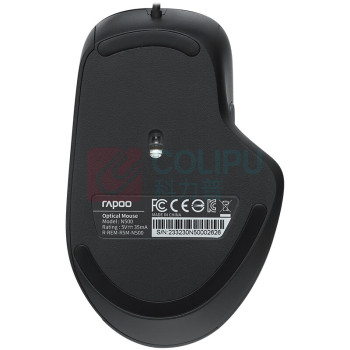 雷柏 RAPOO 鼠标 N500 有线 (黑色)