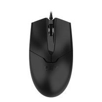 双飞燕 有线静音鼠标 OP-550SU (黑色) USB接口