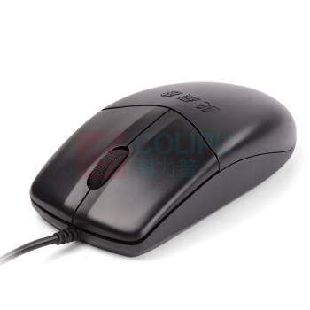 双飞燕 轻音有线鼠标USB接口 OP-520SU (黑色)