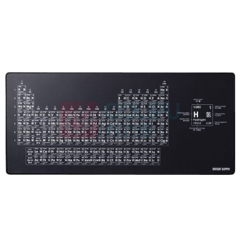 山业 SANWA SUPPLY 化学元素周期表鼠标垫 MPD-C5C 900*400mm (黑色)