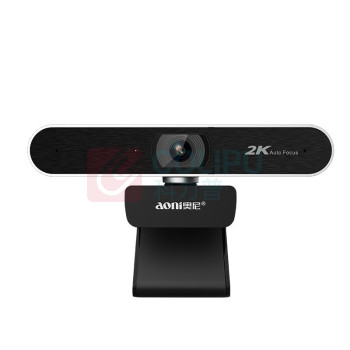 奥尼 aoni 电脑电视摄像头 A30 2K高清大广角自动对焦带麦克风 直播视频外接USB