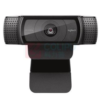 罗技 Logitech 视频连线摄像头 C925e 78度广角 (黑色)