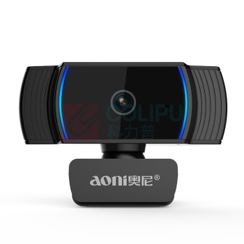 奥尼 高清摄像头 A10 1080P自动对焦，USB内置麦克风 (黑色)
