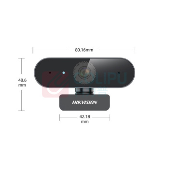 海康威视 HIKVISION 电脑摄像头 DS-E12 (黑)