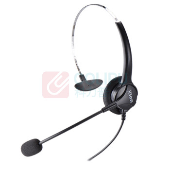 北恩 HION 头戴式单耳话务耳机 FOR600 USB+主动降噪+调音量+闭音(B9)