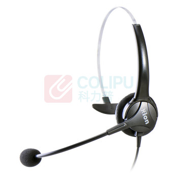 北恩 HION 头戴式单耳话务耳机 FOR600 USB+主动降噪+调音量+闭音(B9)